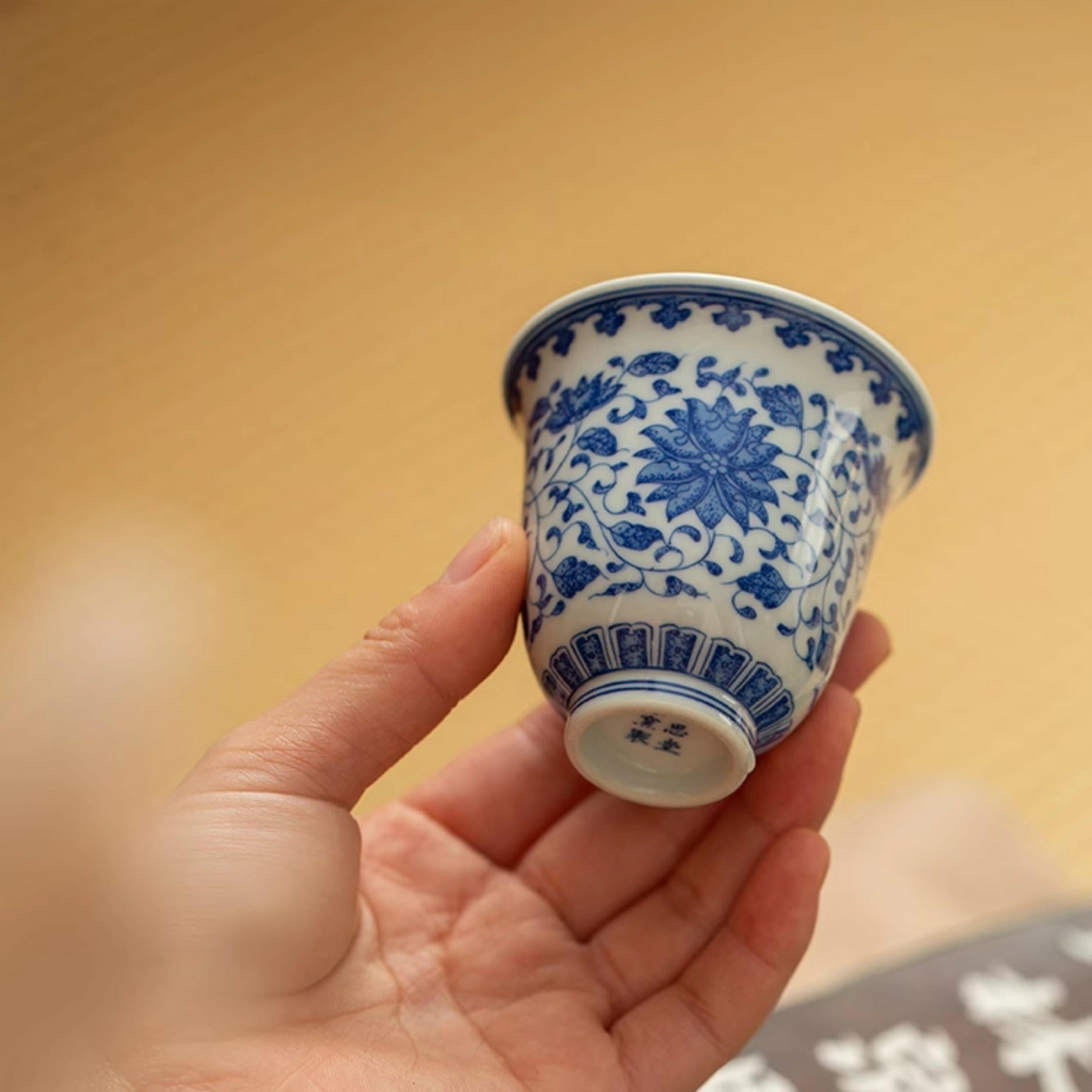 Chan Zhi Wen - Jing De Zhen Porcelain Teacup zycschina