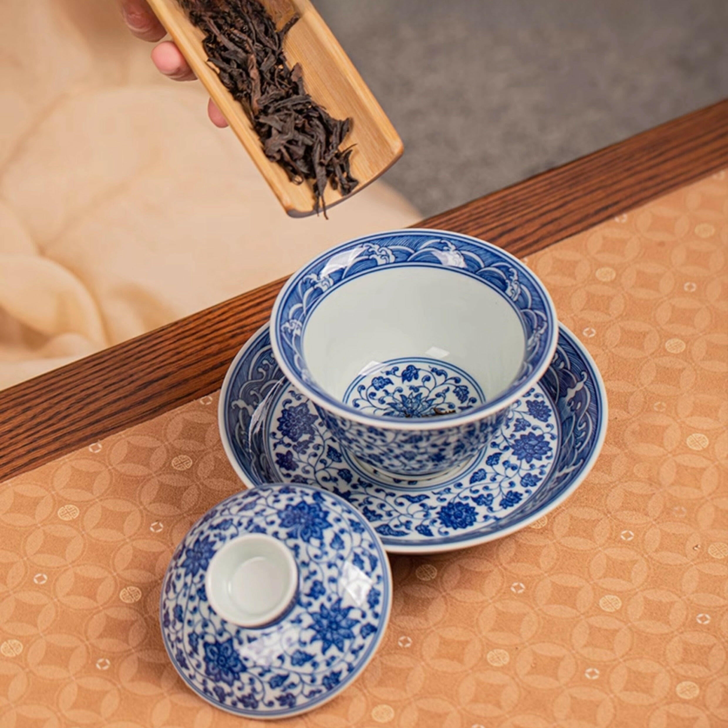 Chan Zhi Wen - Jing De Zhen Porcelain Gaiwan zycschina