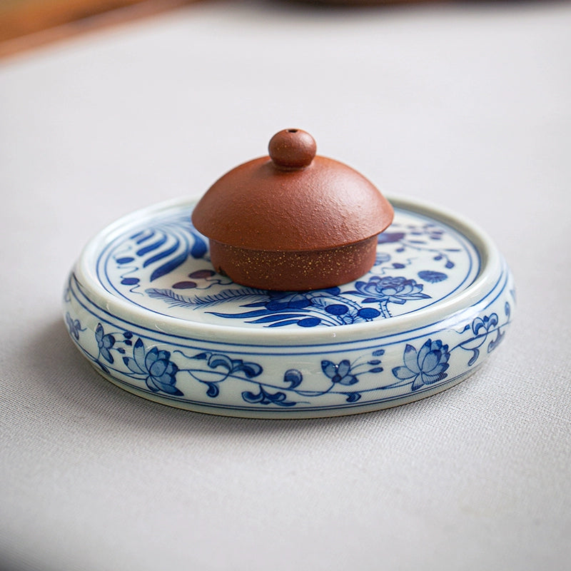 Yu Zao Wen - Jing De Zhen Porcelain Tea Lid Rest zycschina