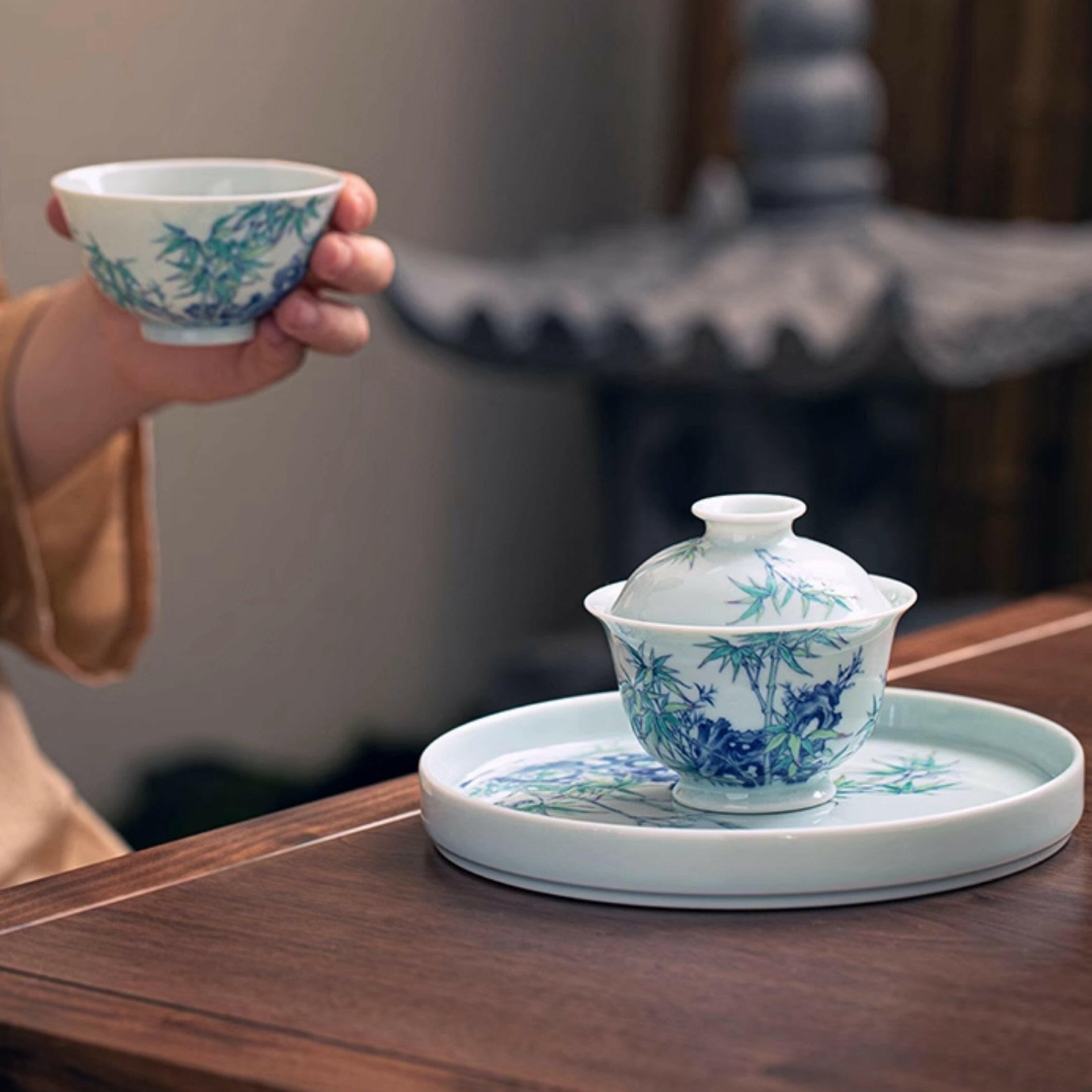 Zhu Shi - Jing De Zhen Porcelain Gaiwan zycschina