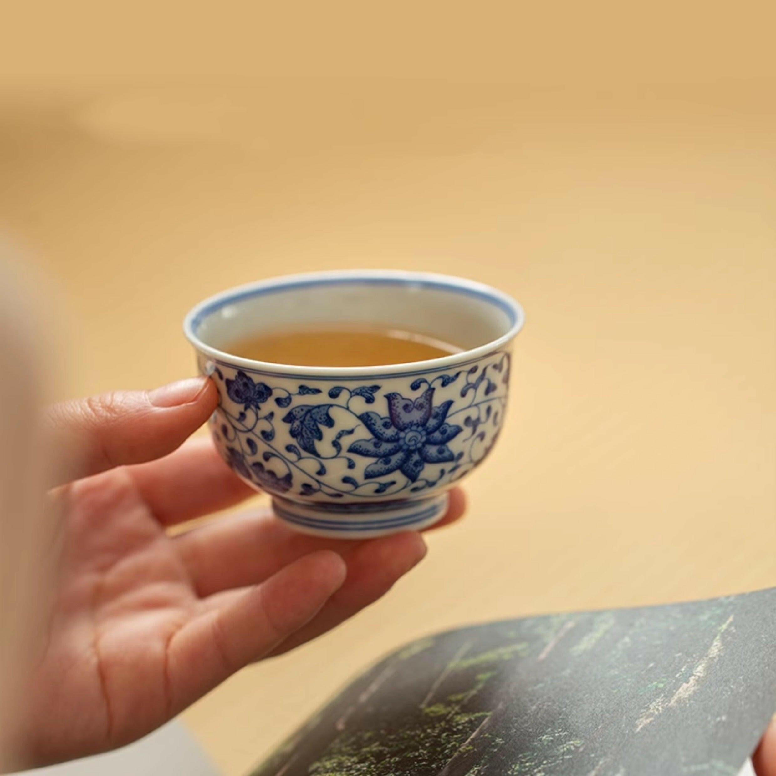Chan Zhi Wen - Jing De Zhen Porcelain Teacup zycschina