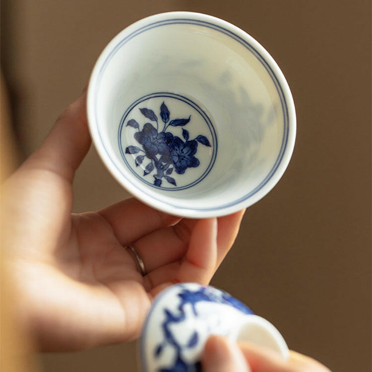 Du Juan Hua - Jing De Zhen Porcelain Gaiwan zycschina