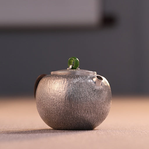 Shi Wen Fang Zhong 180cc - Handmade silver pot zycschina