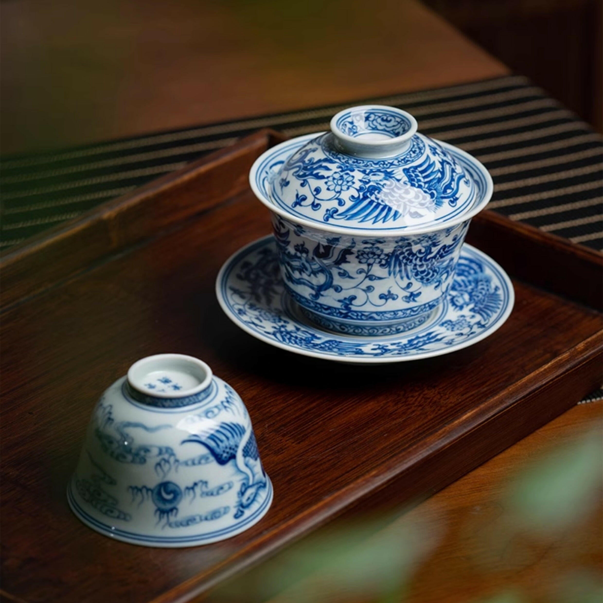 Chan Zhi Feng Wen - Jing De Zhen Porcelain Gaiwan zycschina