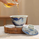 Miao Jin Guo Qiang Yun Long Wen - Jing De Zhen Porcelain Gaiwan zycschina