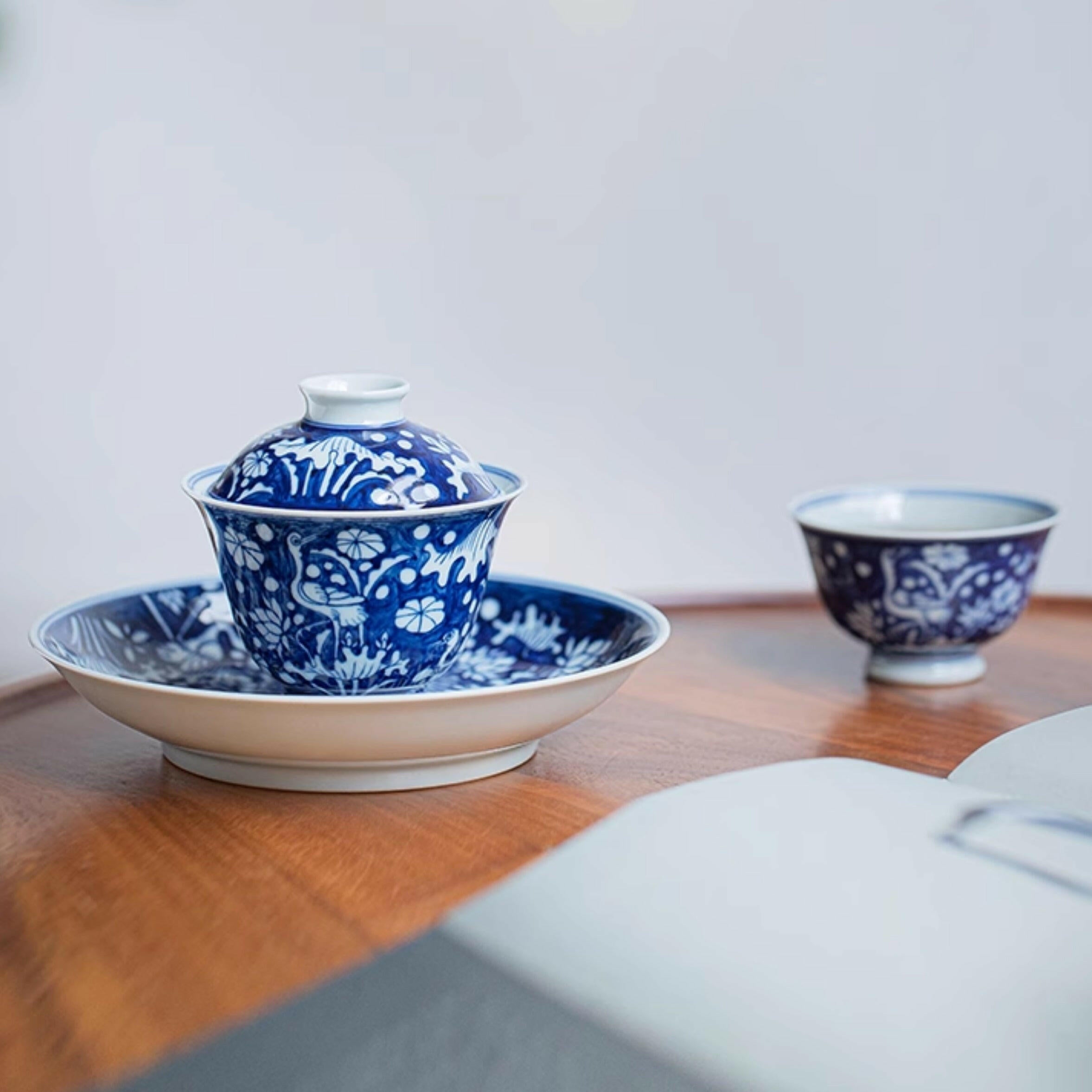 Yi Lu Lian Ke - Jing De Zhen Porcelain Gaiwan zycschina