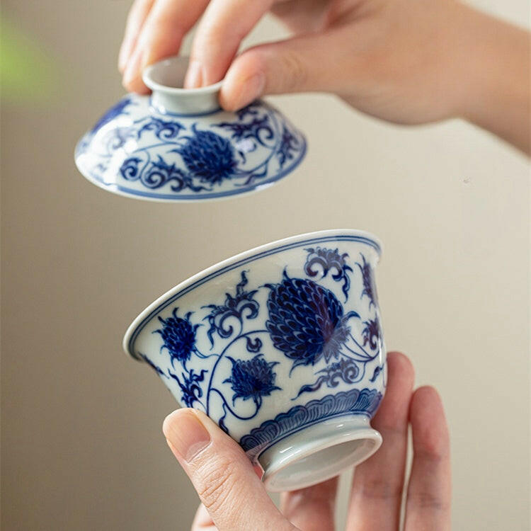 Tuan Ju Wen - Jing De Zhen Porcelain Gaiwan zycschina