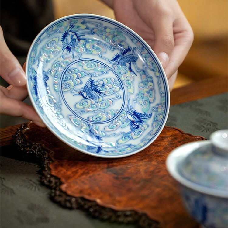 Rui He Xiang Yun - Jing De Zhen Porcelain Gaiwan zycschina