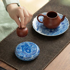 Yun Long Wen - Jing De Zhen Porcelain Tea Lid Rest zycschina