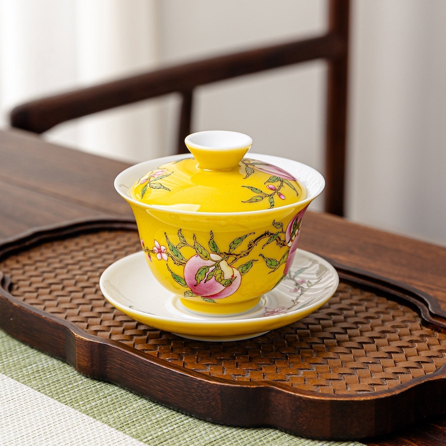 Wu Tao 130cc - Jing De Zhen Porcelain Gaiwan zycschina