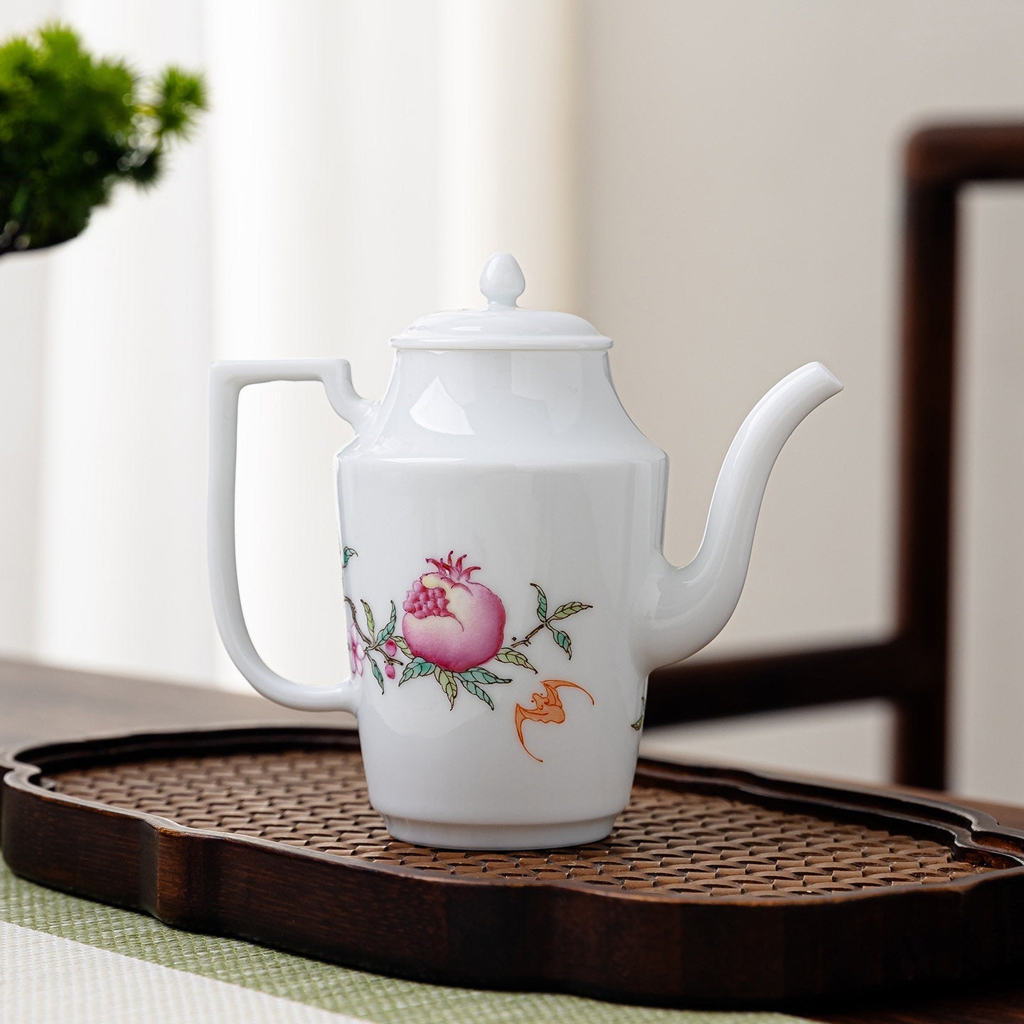 San Duo 170cc - Jing De Zhen Porcelain Teapot zycschina