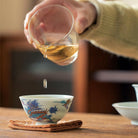 Qi Lin Wang Yue - Jing De Zhen Porcelain Teacup zycschina