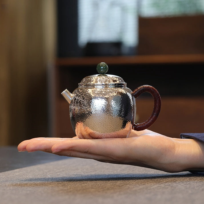 Long Zhu 200cc - Handmade silver pot zycschina