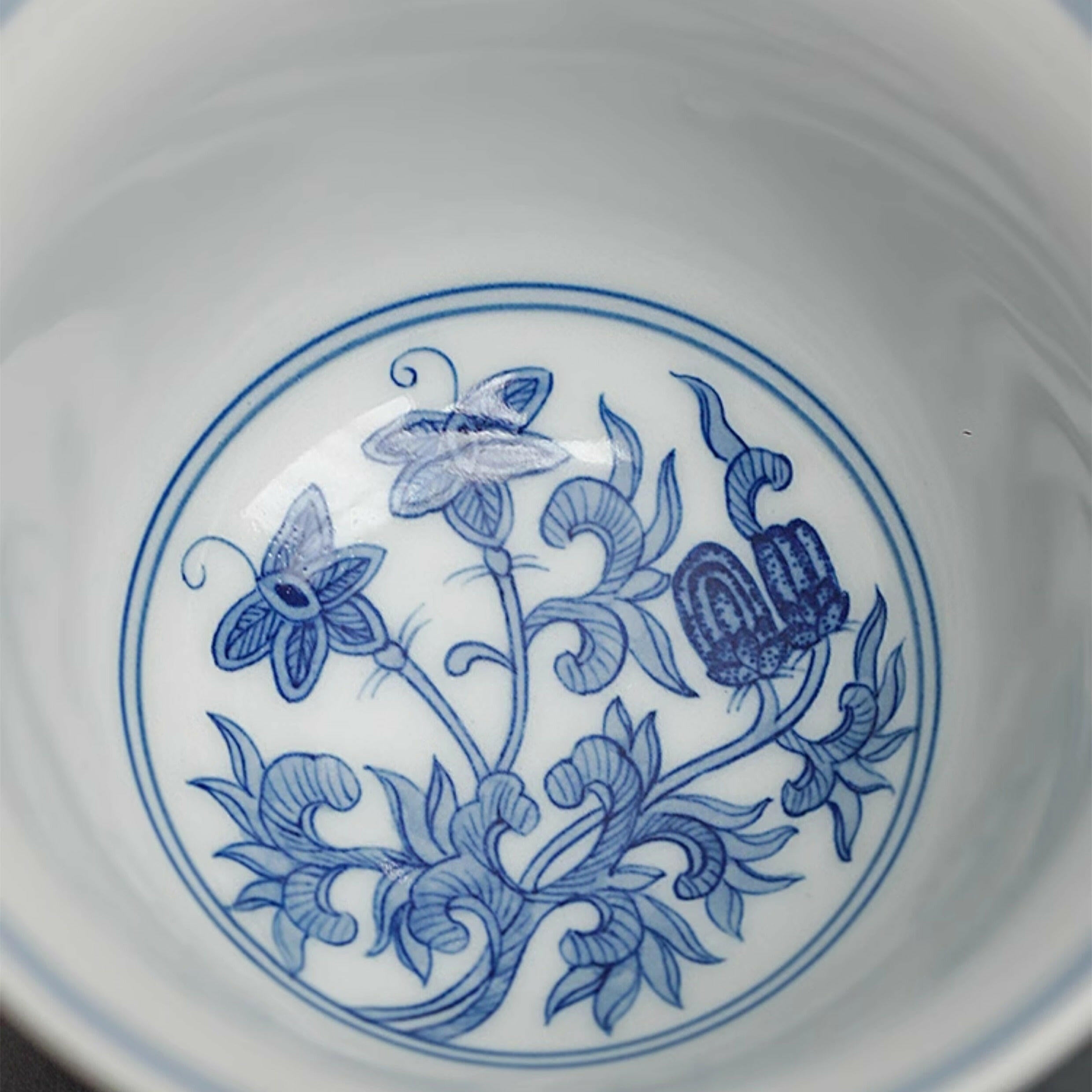 Xi Fan Lian Wen - Jing De Zhen Porcelain Gaiwan zycschina