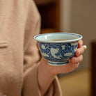 Hai Shui Yu Zao Wen - Jing De Zhen Porcelain Teacup zycschina