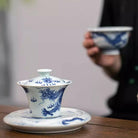 Nei Wai Long Feng Wen - Jing De Zhen Porcelain Gaiwan zycschina
