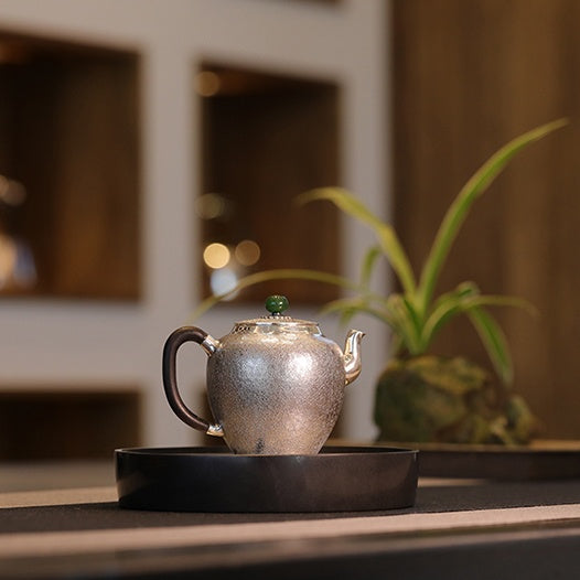Wan Zui Long Yan 200cc - Handmade silver pot zycschina