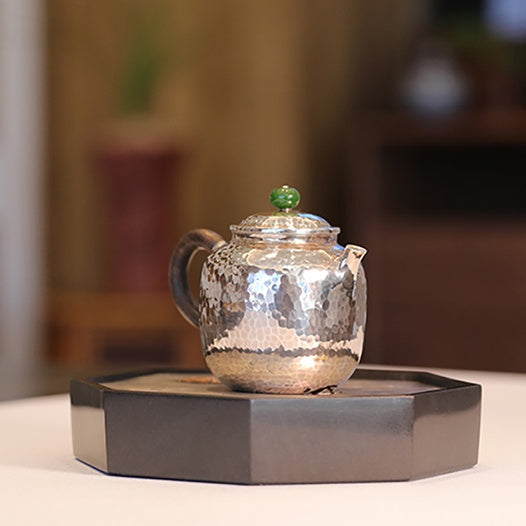 Xuan Zhu 130cc - Handmade silver pot zycschina