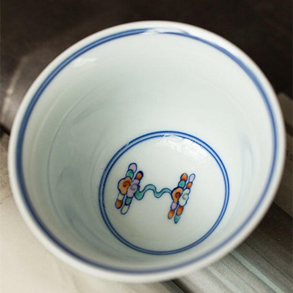 Shuang Long Xi Hai - Jing De Zhen Porcelain Gaiwan zycschina