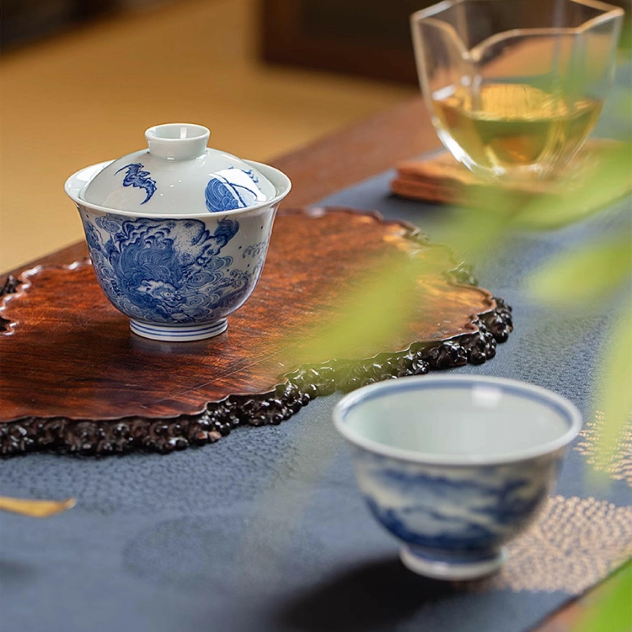 Hai Shou Wen - Jing De Zhen Porcelain Gaiwan zycschina