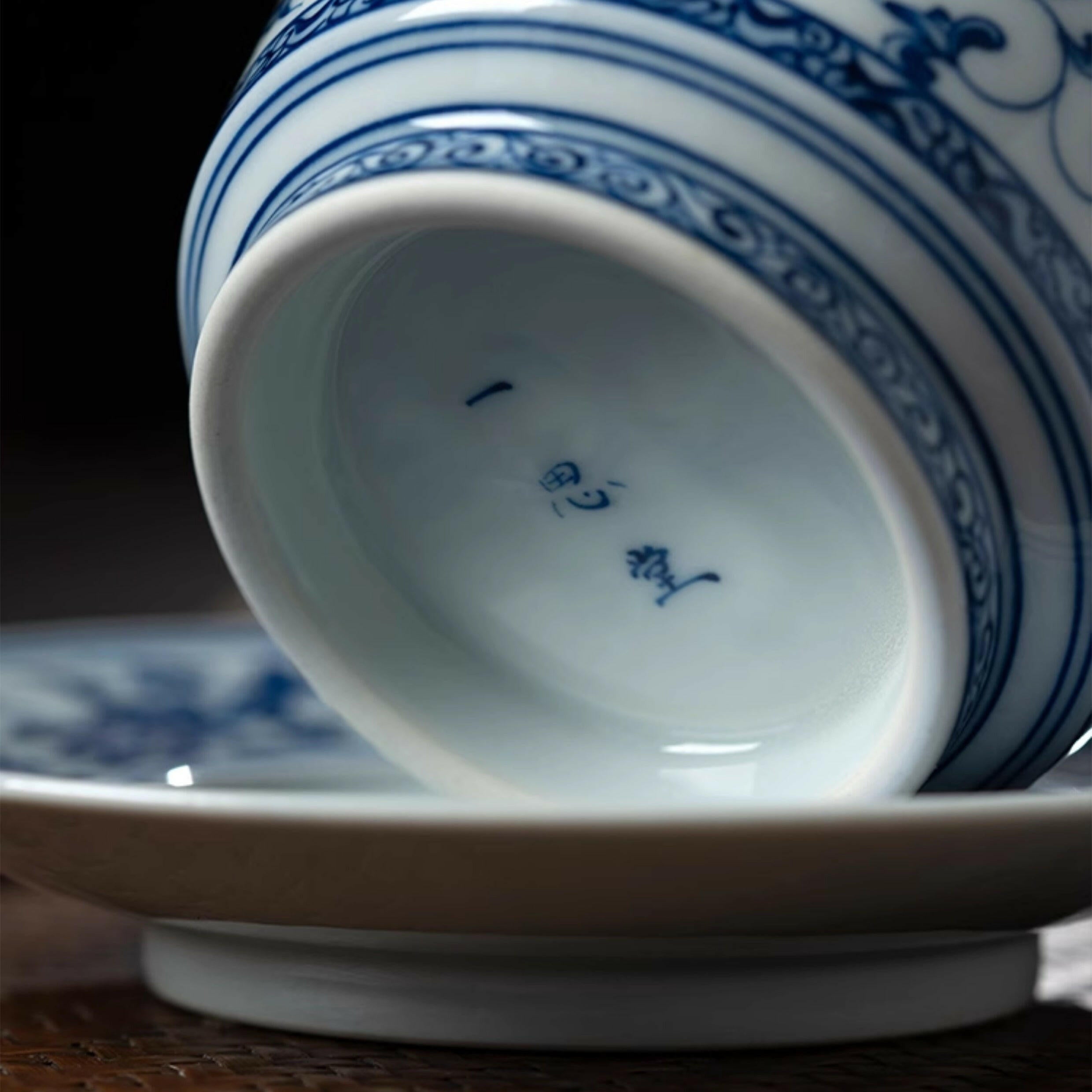 Chan Zhi Feng Wen - Jing De Zhen Porcelain Gaiwan zycschina
