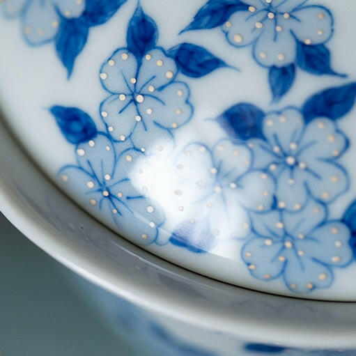 Li Hua Sa Jin - Jing De Zhen Porcelain Gaiwan zycschina