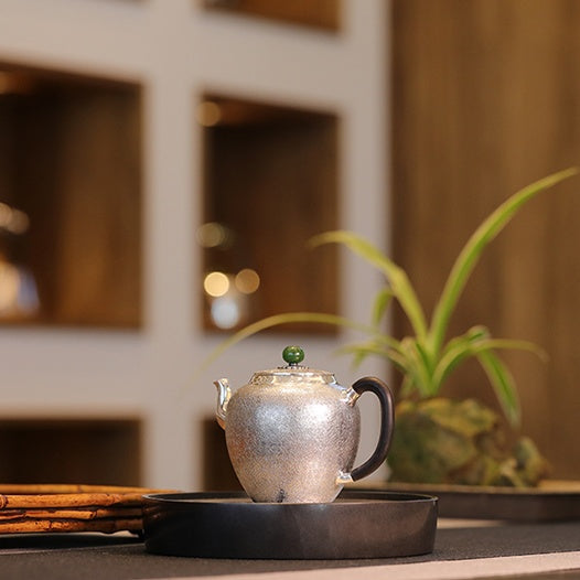 Wan Zui Long Yan 200cc - Handmade silver pot zycschina