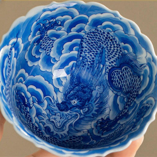 Yun Long Wen - Jing De Zhen Porcelain Gaiwan zycschina