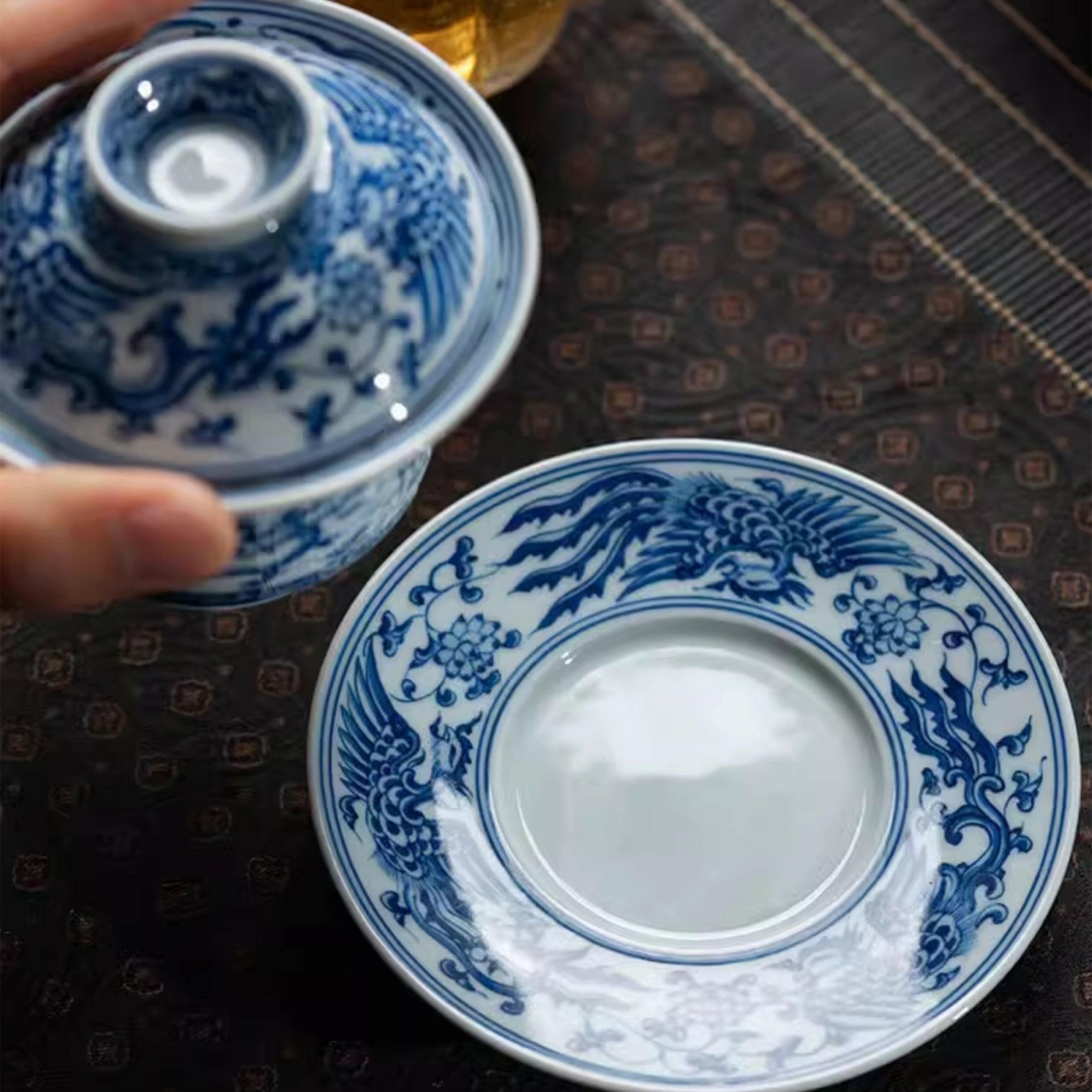 Chan Zhi Feng Wen - Jing De Zhen Porcelain Gaiwan zycschina