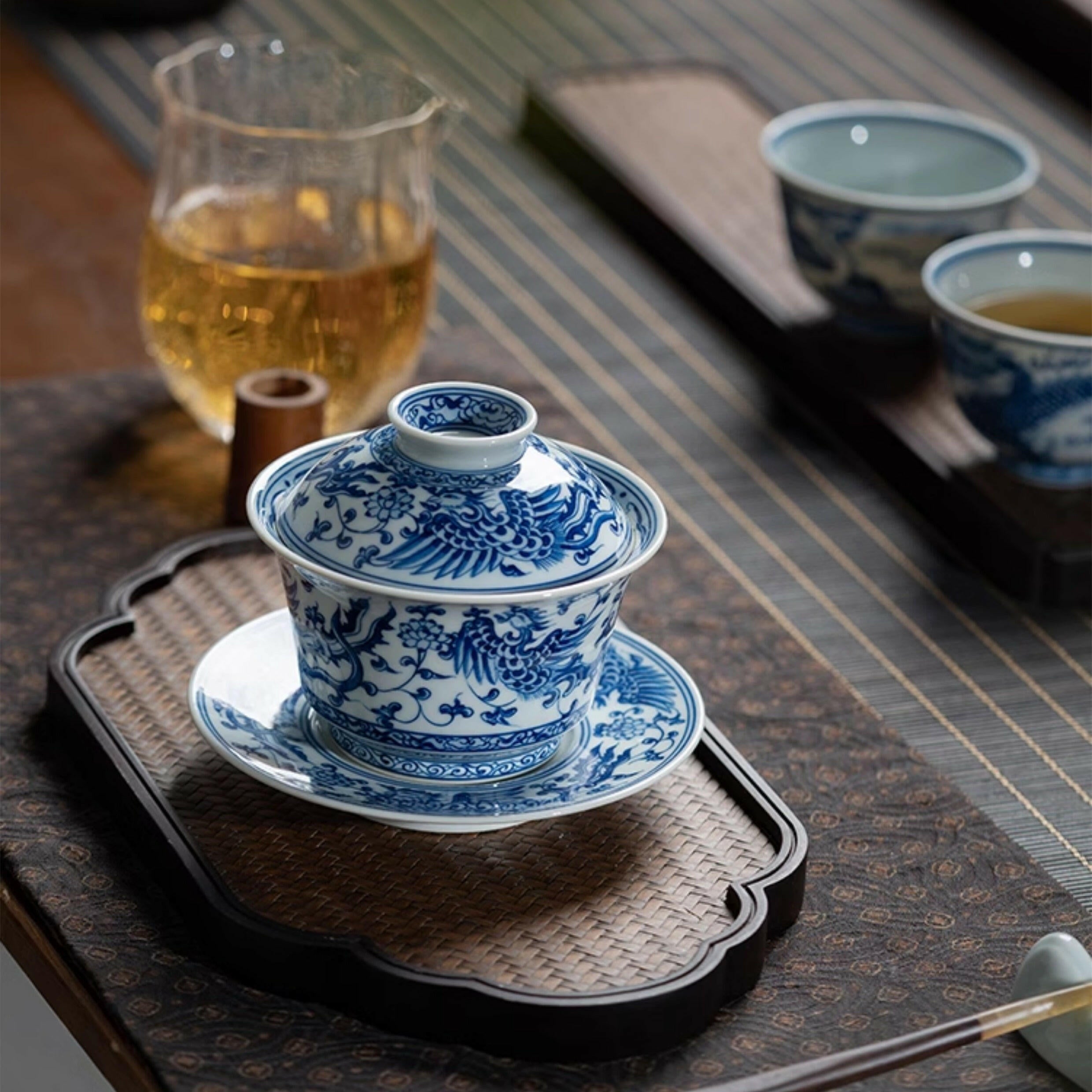 Chan Zhi Feng Wen - Jing De Zhen Porcelain Gaiwan zycschina