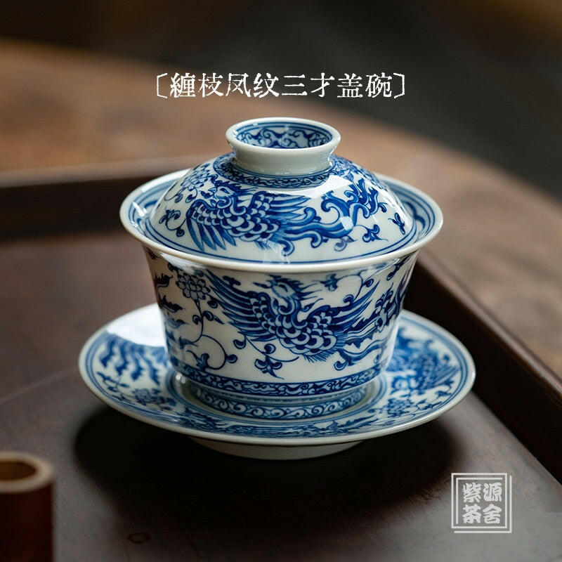 Chan Zhi Feng Wen - Jing De Zhen Porcelain Gaiwan zycschina