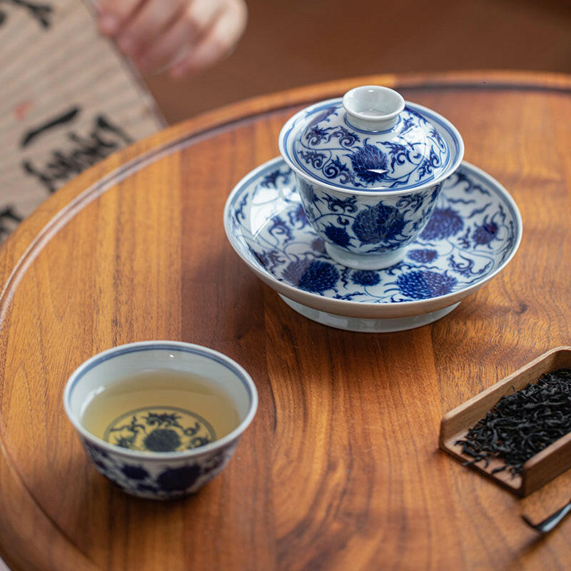 Tuan Ju Wen - Jing De Zhen Porcelain Gaiwan zycschina