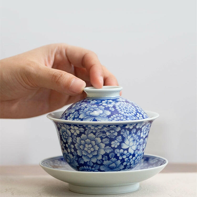 Wan Hua Xian Rui - Jing De Zhen Porcelain Gaiwan zycschina