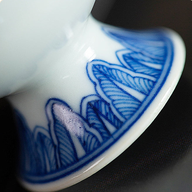 Shi Zi Xiu Qiu - Jing De Zhen Porcelain Teacup zycschina