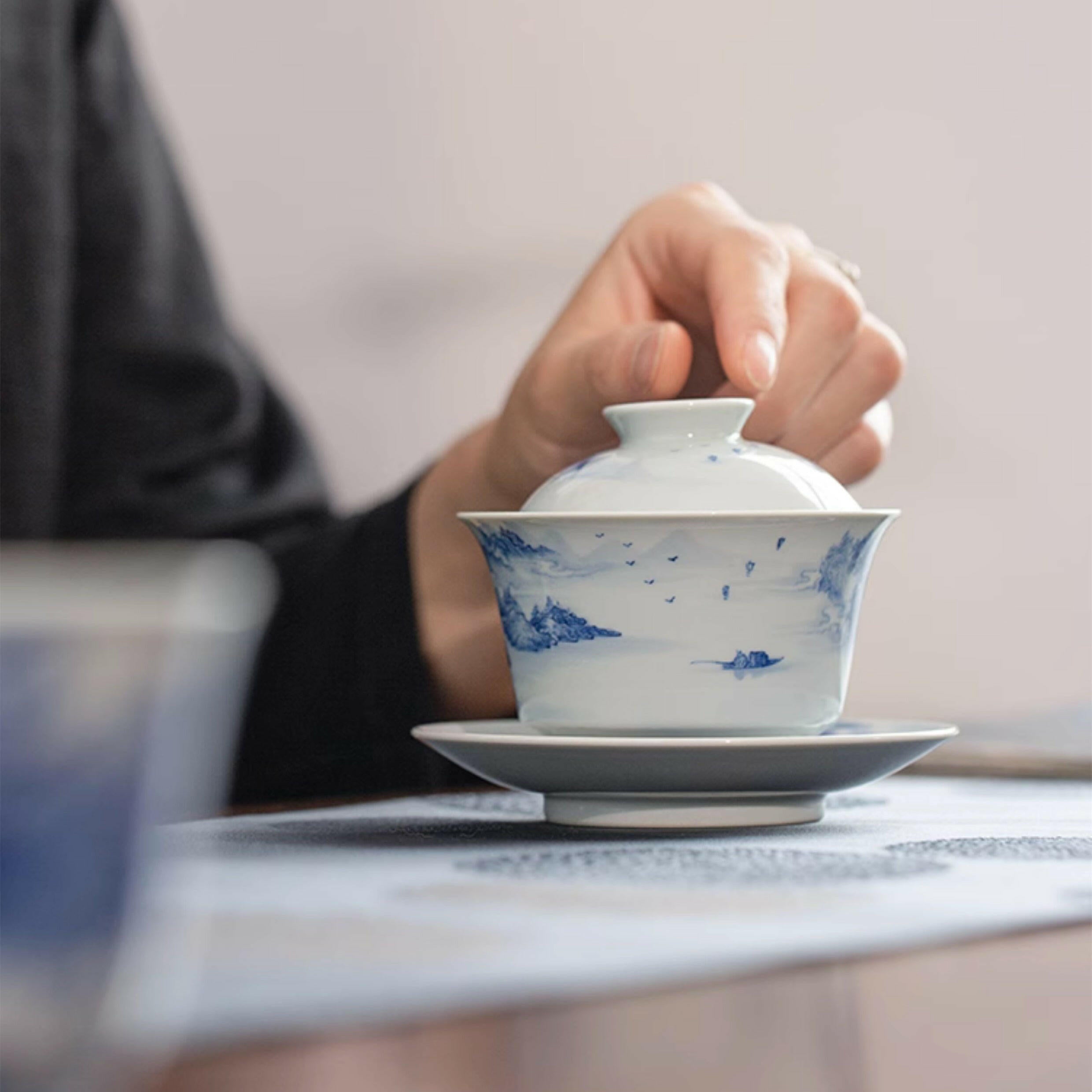Zhou Xing Xi Gu - Jing De Zhen Porcelain Gaiwan zycschina