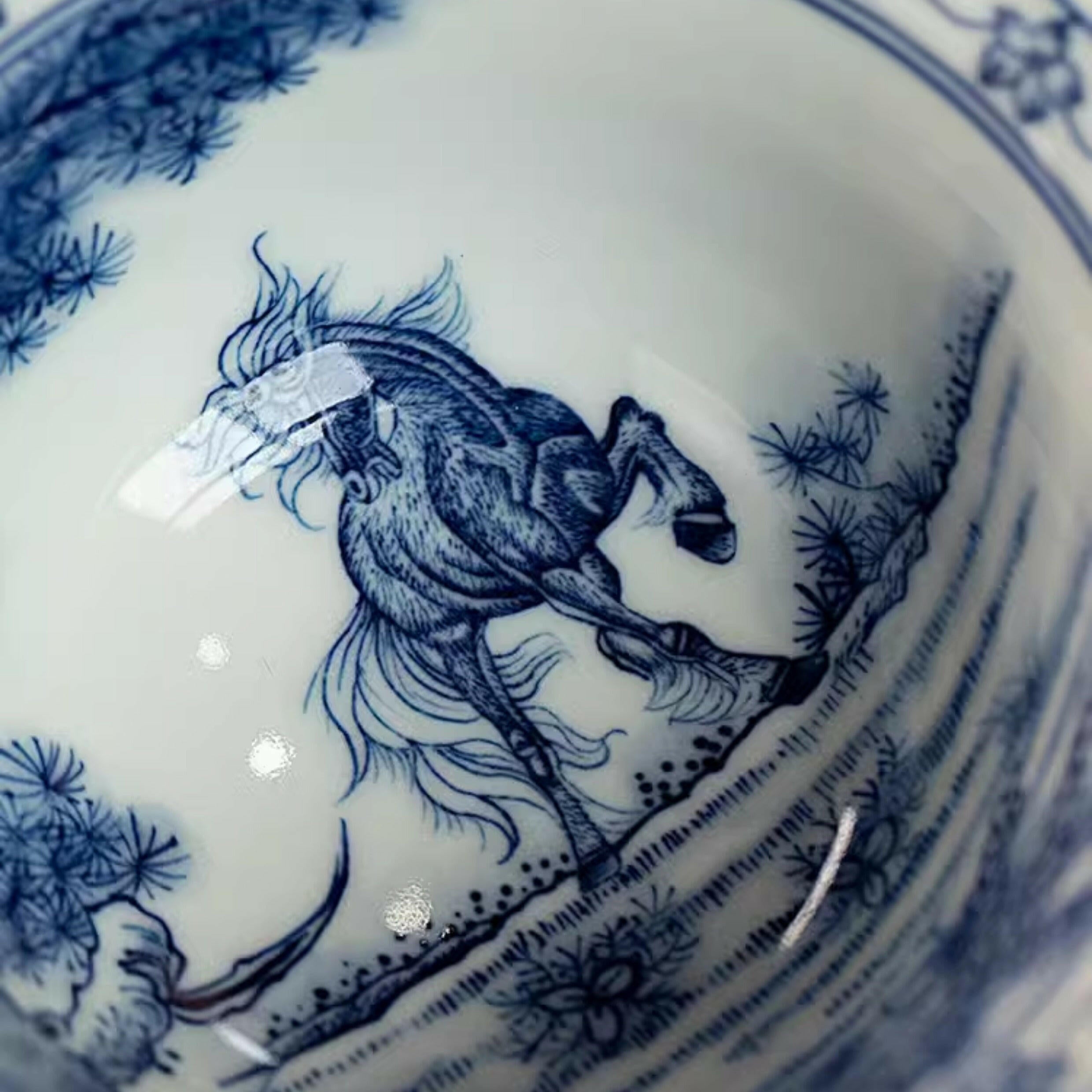 Jun Ma Tu - Jing De Zhen Porcelain Gaiwan zycschina