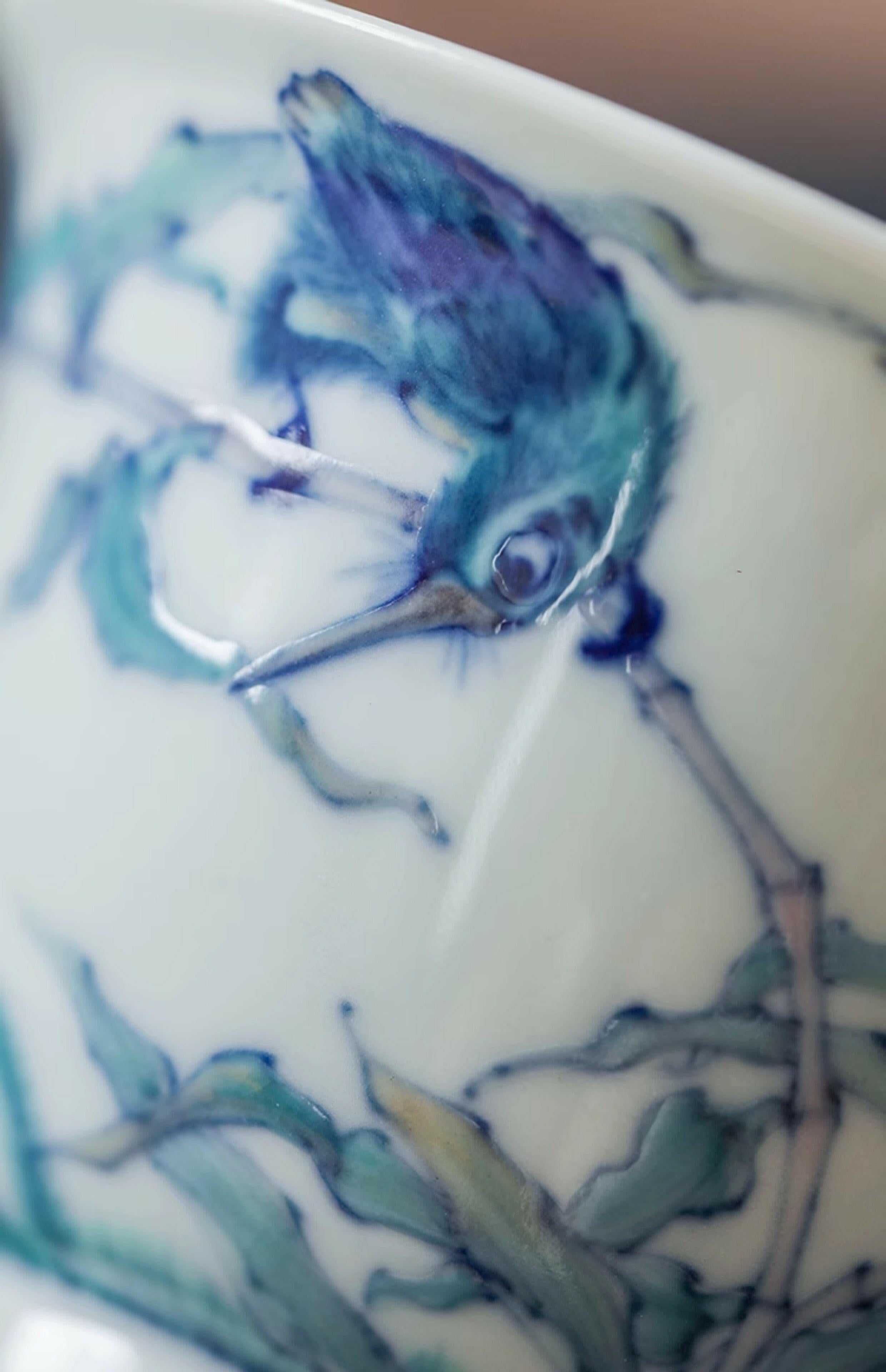 Cui Niao - Jing De Zhen Porcelain Gaiwan zycschina
