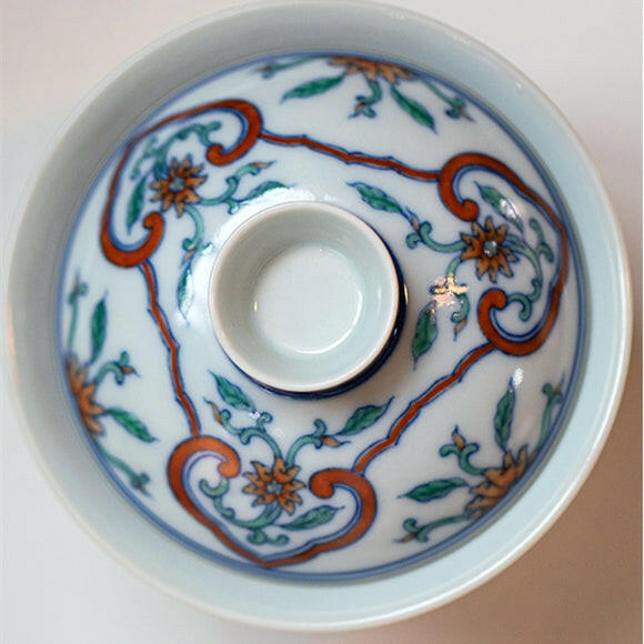 Ru Yi Kai Chuang Hua Hui - Jing De Zhen Porcelain Gaiwan zycschina