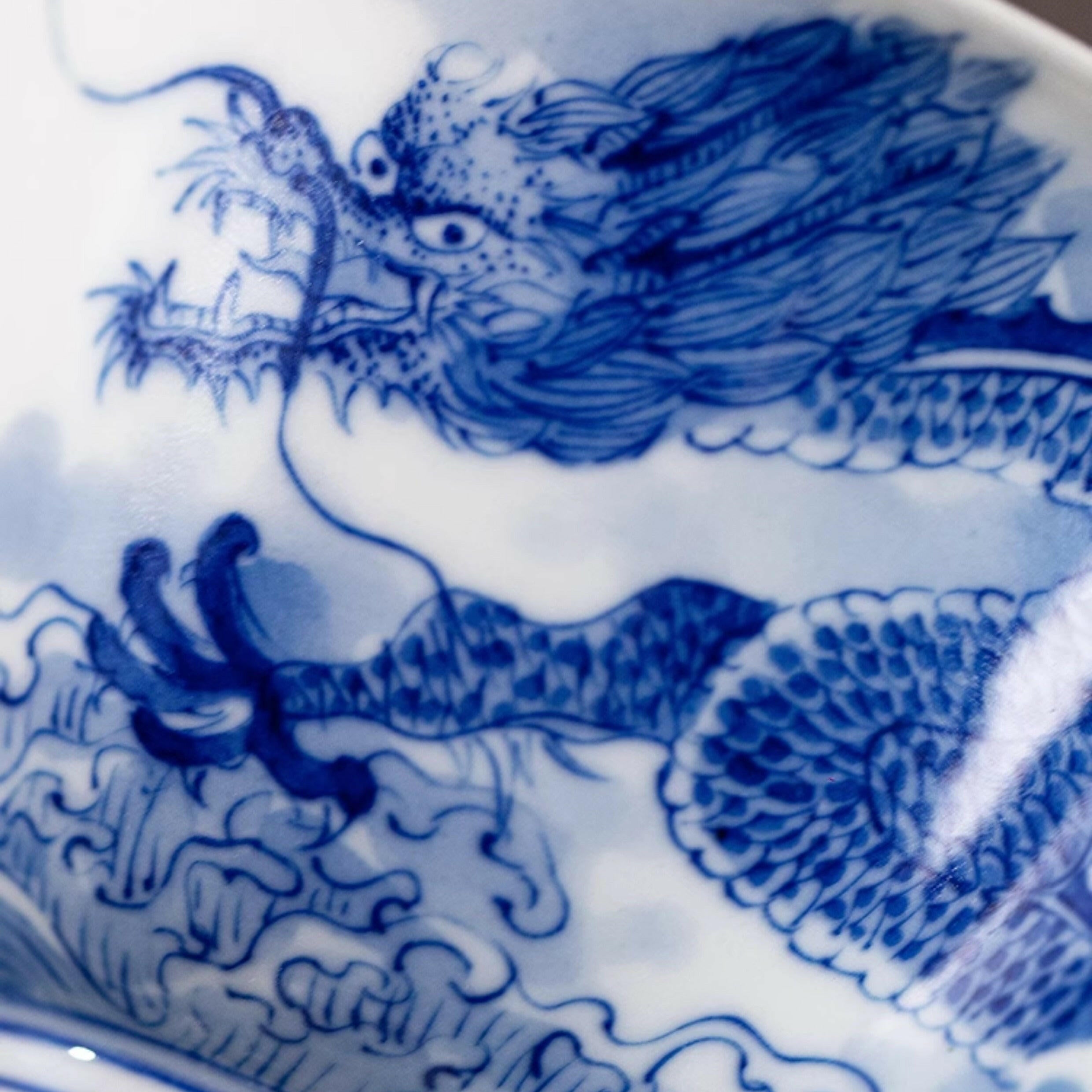 Yun Hai Teng Long/ Teng Long Fan Juan  - Jing De Zhen Porcelain Gaiwan zycschina