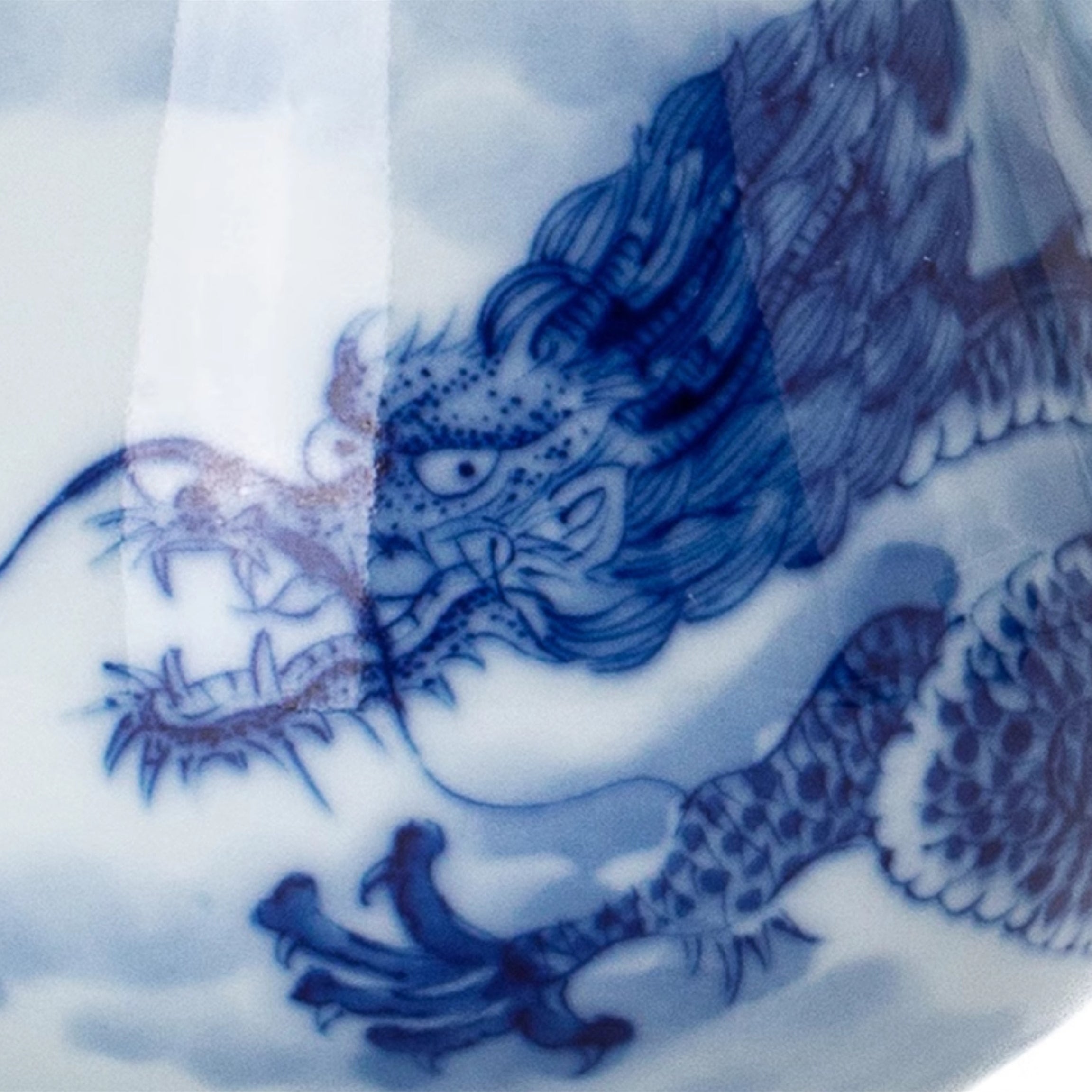 Guo Qiang Yun Hai Teng Long - Jing De Zhen Porcelain Teapot zycschina
