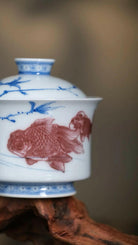 Hua Hui Jin Yu - Jing De Zhen Porcelain Gaiwan zycschina