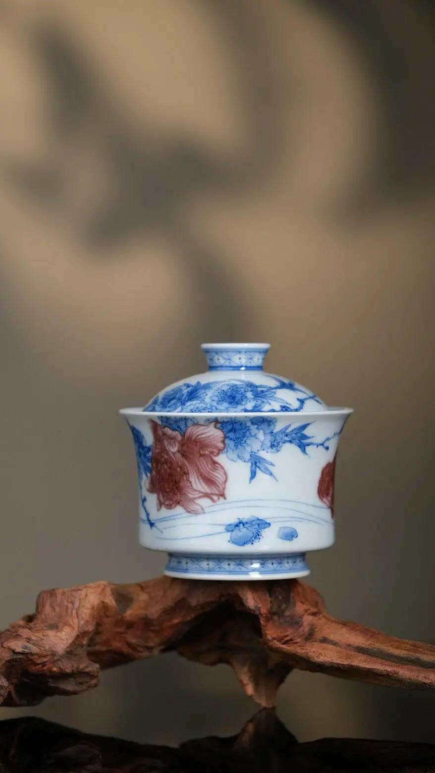 Hua Hui Jin Yu - Jing De Zhen Porcelain Gaiwan zycschina