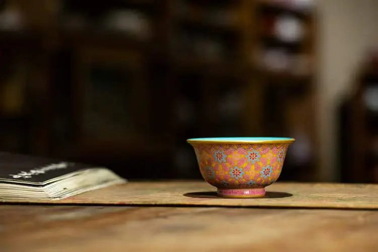 Feng Hua Jin Shi - Jing De Zhen Porcelain Teacup zycschina