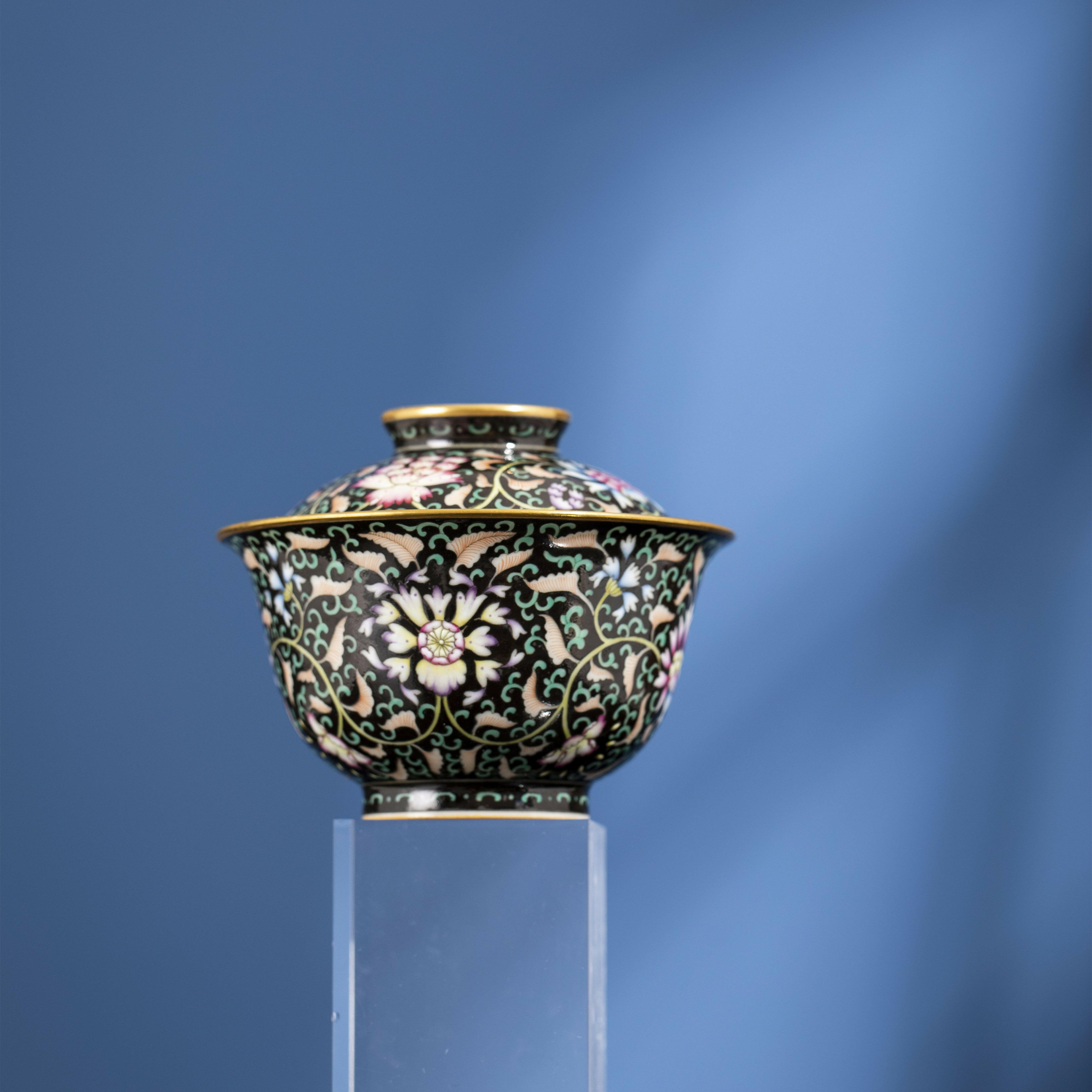 Mo Di Chan Zhi Lian - Jing De Zhen Porcelain Gaiwan zycschina