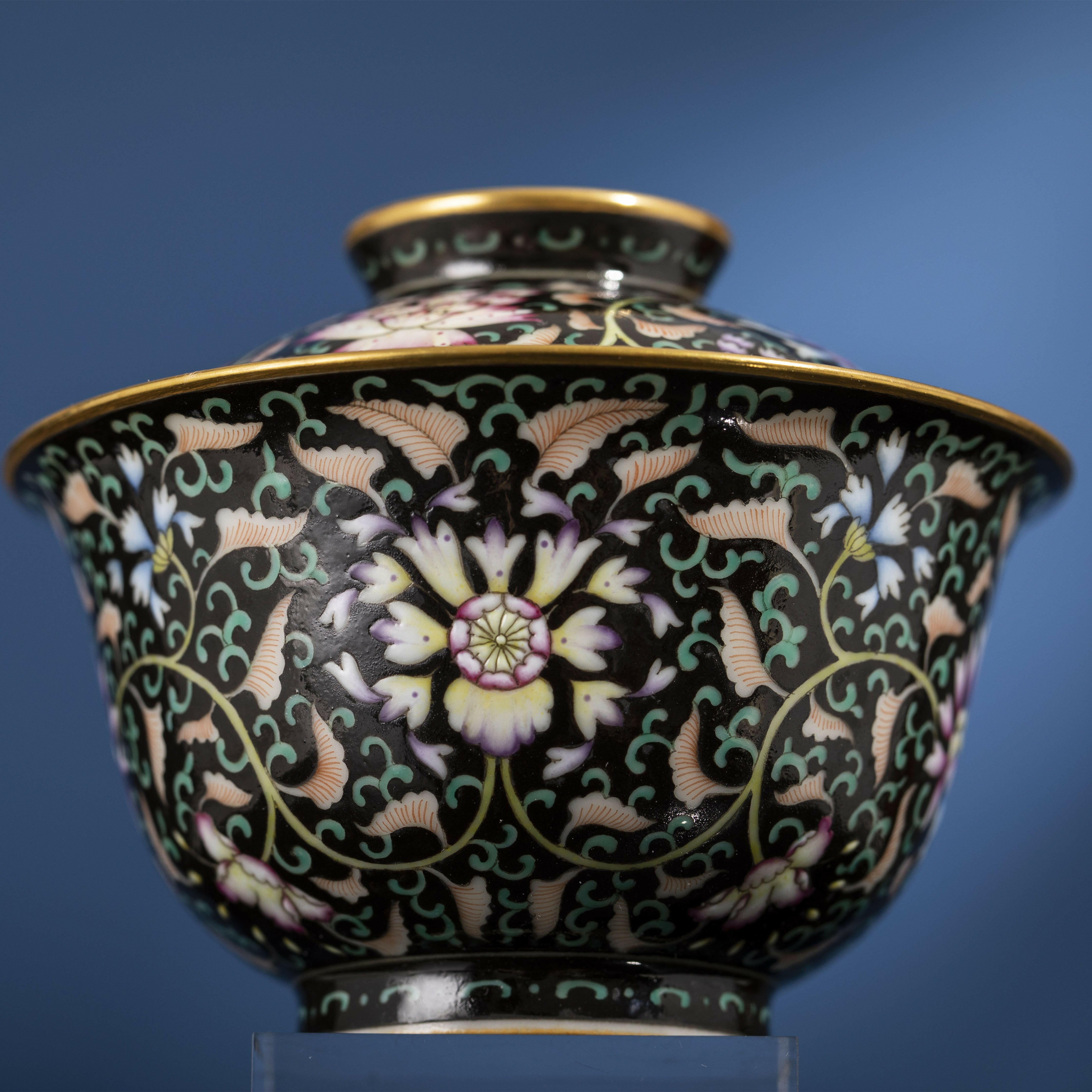 Mo Di Chan Zhi Lian - Jing De Zhen Porcelain Gaiwan zycschina