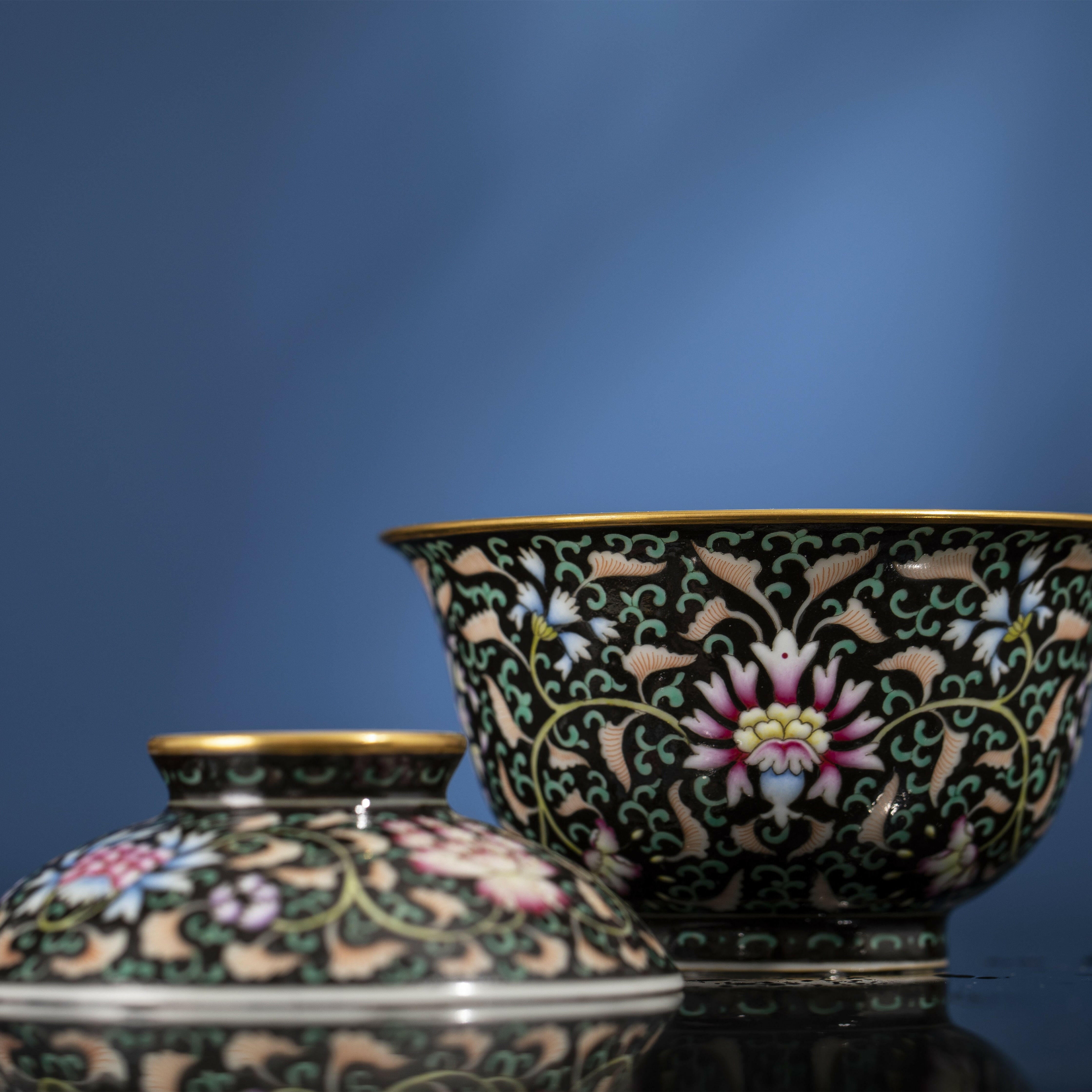 Mo Di Chan Zhi Lian - Jing De Zhen Porcelain Gaiwan zycschina