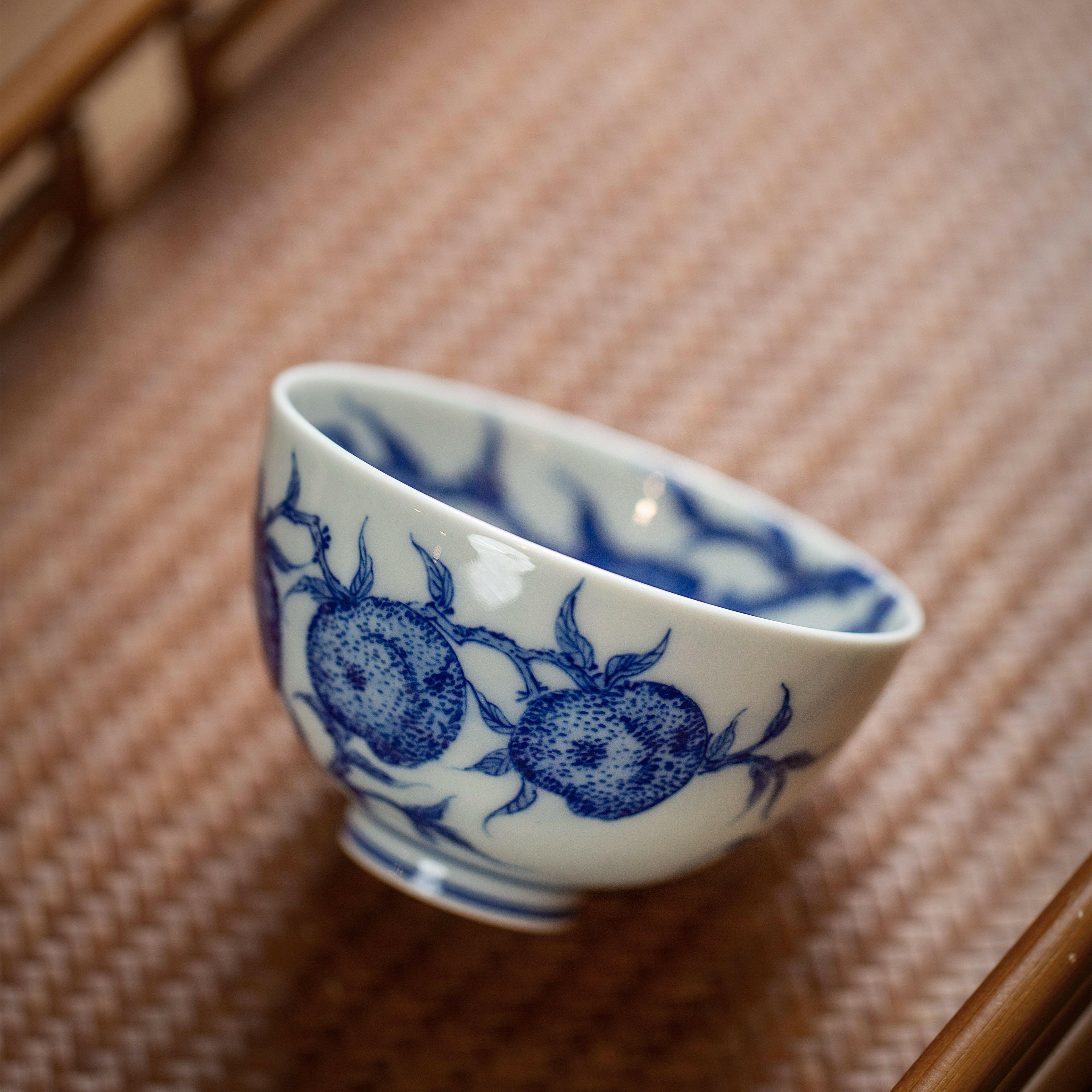 Jiu Tao Wu Fu - Jing De Zhen Porcelain Teacup zycschina