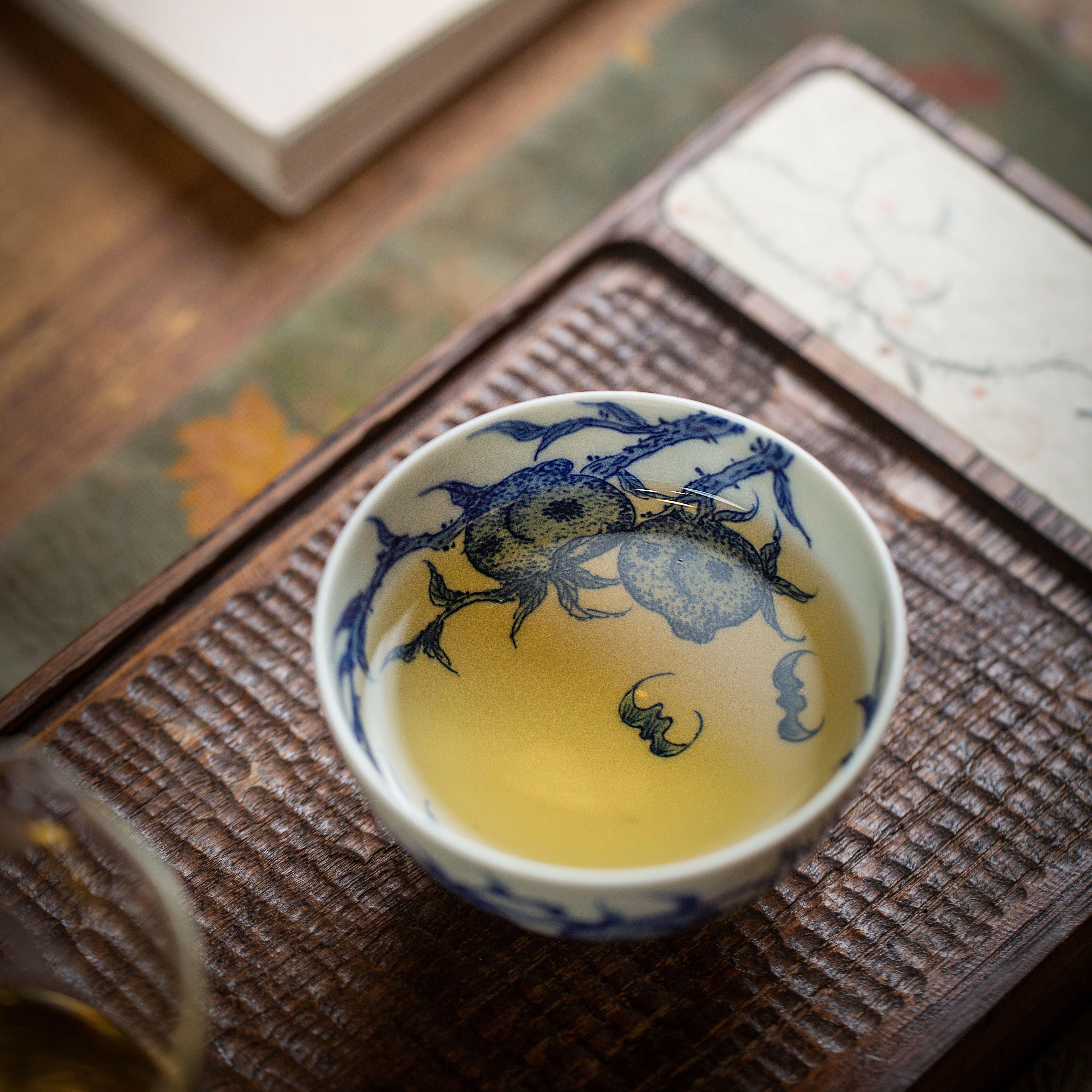 Jiu Tao Wu Fu - Jing De Zhen Porcelain Teacup zycschina