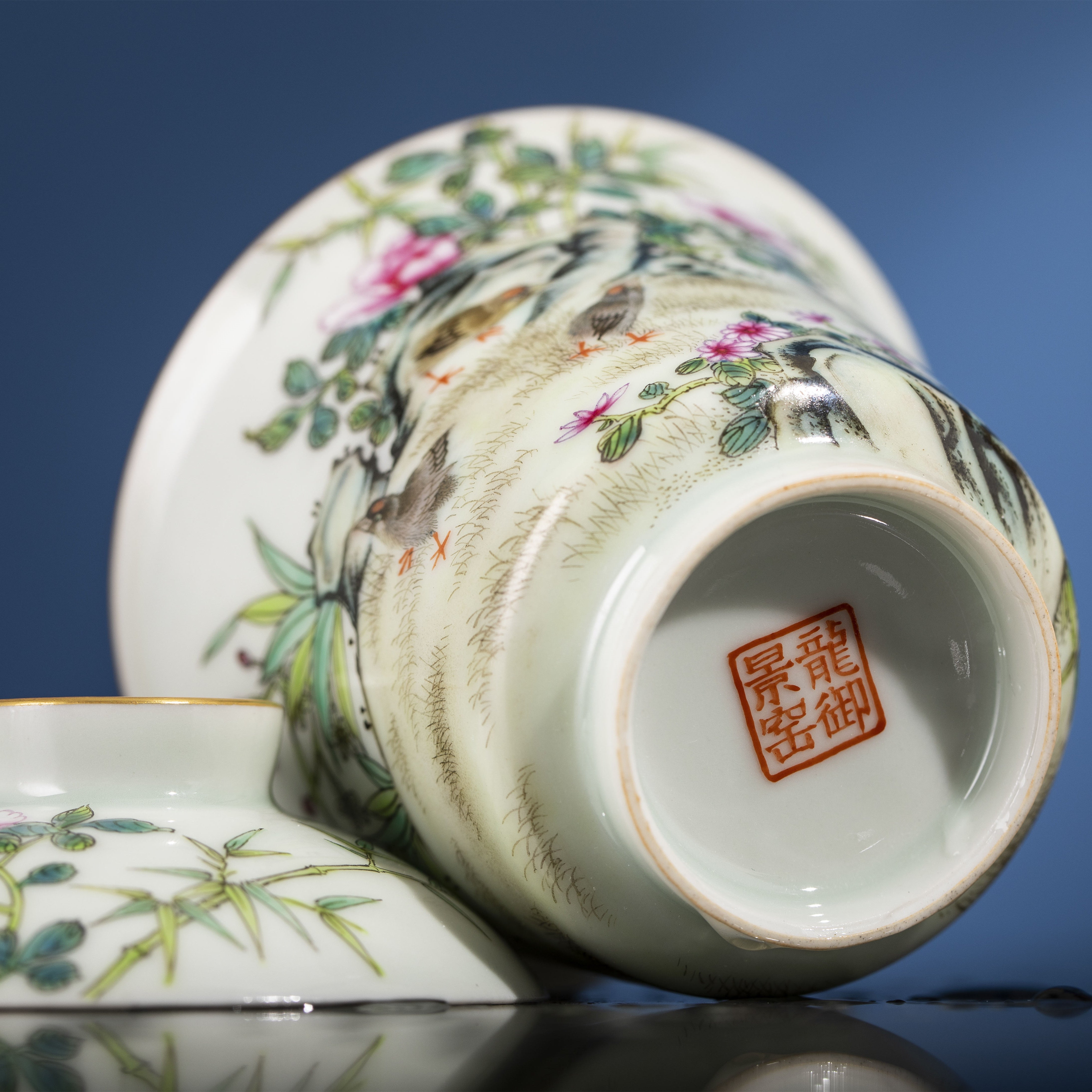 An Ju Le Ye - Jing De Zhen Porcelain Gaiwan zycschina