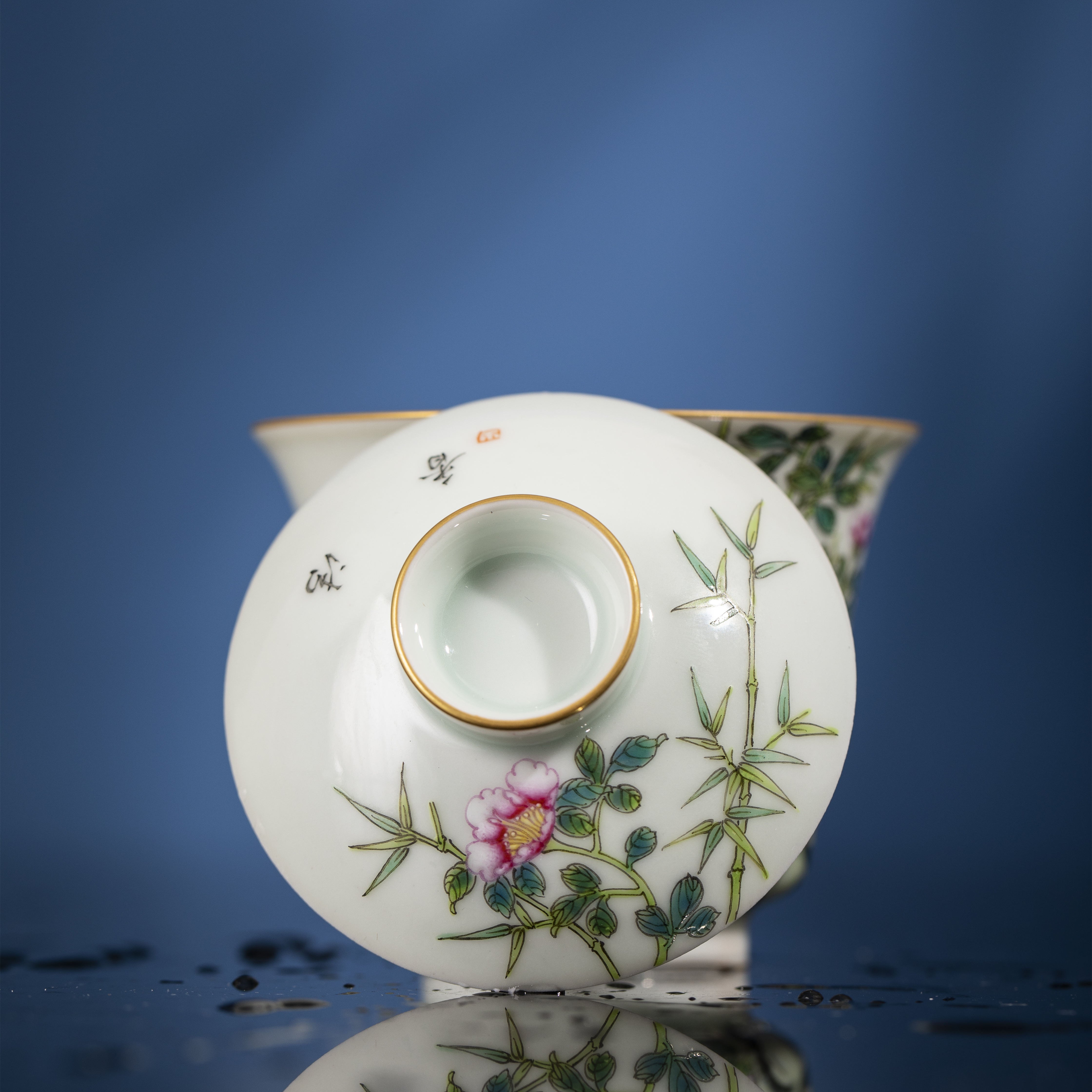 An Ju Le Ye - Jing De Zhen Porcelain Gaiwan zycschina